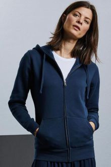 266F-Damen Authentic Zipped Hood Jacke